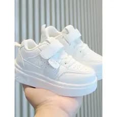 Crianças sapatos brancos primavera outono meninos sapatos esportivos leve macio meninas tênis casuais jardim de infância