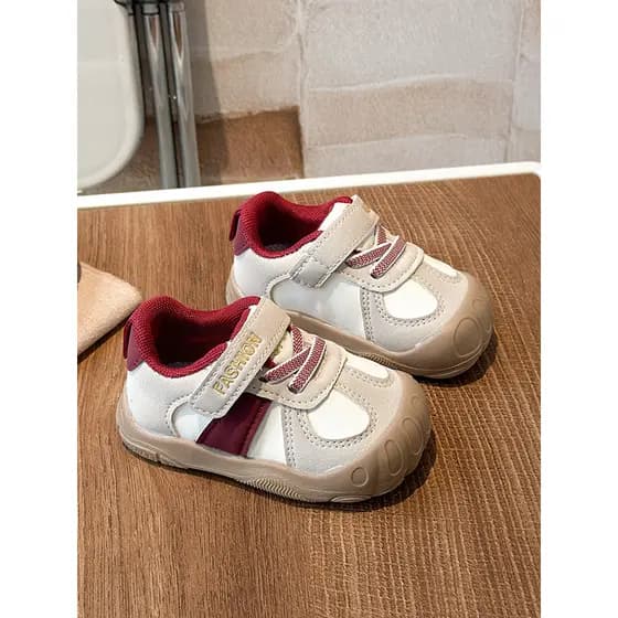 Primavera outono estilo bebê menina criança sapatos 0 um 1-3 anos de idade sapatos de bebê sola macia novo estilo único