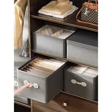 Caixa de armazenamento de roupas doméstico dobrável Super grande capacidade guarda-roupa em camadas caixa de organização