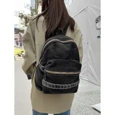 Mochila Casual feminina Commuter Denim estilo preguiçoso leve mochila feminina estudante mochila lavada feminina