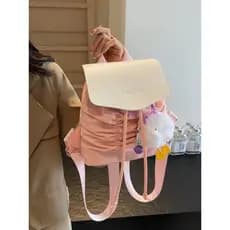 Meninas pequena mochila ins nicho Design mochila novo estilo All-Match cordão mochila pequena fresca mochila Casual