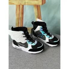 Crianças médias esportes sapatos casuais corte médio crianças dos desenhos animados asas decoração jardim de infância 1