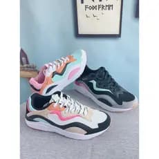 Tênis de corrida sapatos femininos sapatos esportivos sapatos casuais moda cor combinando malha leve antiderrapante abso