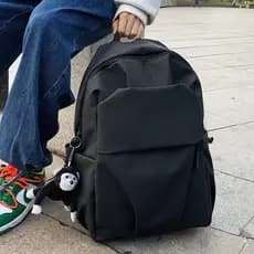 Mochila impermeável para estudantes do ensino médio, versão coreana, grande capacidade, estudante universitário, masculi