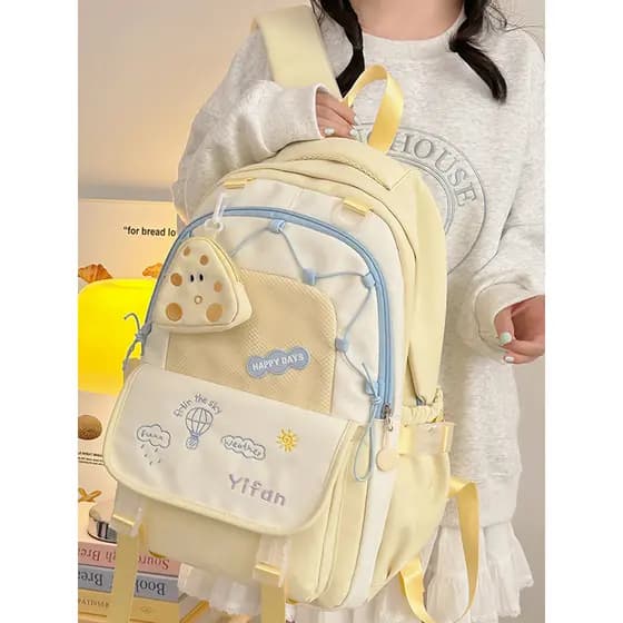 Bolsa escolar de grande capacidade para estudantes do ensino fundamental feminino de alto valor, terceira a sexta série,