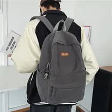 Mochila masculina estudante universitário mochila ins japonês simples grande capacidade saco de viagem do ensino médio j