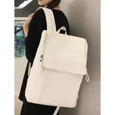 À prova dwaterproof água resistente à sujeira couro do plutônio mochila feminina estudante universitário grande capacida