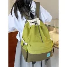 2024 novo estilo mochila ao ar livre contraste cor montanhismo saco grande capacidade leve saco de viagem raquete Badmin