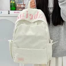 Bolsa escolar de alto valor estilo ins estilo coreano nicho feminino bolsa de estudante do ensino médio Casual contraste