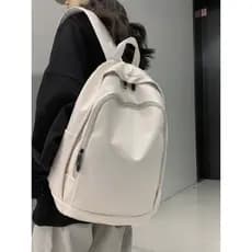 Mochila feminina estudante universitário Design nicho All-Match PU mochila masculina na moda ins versão coreana mochila