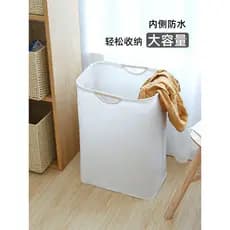 Cesto de roupa suja simples Cesto de armazenamento de roupas sujas Cesto de roupas sujas Estilo japonês Cesto de roupas