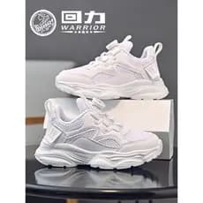 Puxar para trás sapatos infantis meninos respirável sapatos esportivos 2026 primavera novo estilo crianças branco sapato
