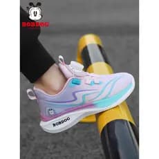Bobo sapatos infantis sapatos esportivos infantis novo estilo sapatos para meninas primavera outono malha respirável gra