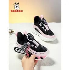 Babudou sapatos infantis de algodão 2026 inverno novo estilo meninas forro de lã engrossado quente meninos grandes tênis
