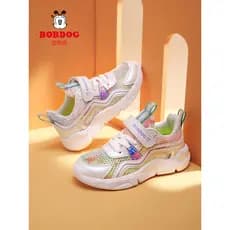 Bobo sapatos infantis sapatos infantis Campus sapatos brancos primavera verão estilo malha respirável meninas sapatos es