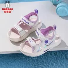 Babu meninas sandálias verão novo estilo antiderrapante sola macia sapatos de praia crianças sapatos de Velcro menina sa