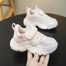 Bobo sapatos infantis meninas sapatos 2026 primavera outono novo estilo malha respirável sapatos esportivos infantis men