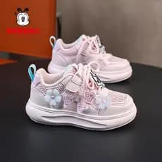 Bobo sapatos infantis para meninas verão malha única respirável tênis de corrida 2026 novo estilo sapatos de rede menina