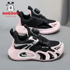Bobo sapatos infantis para meninas sapatos esportivos primavera outono estilo 2026 novo estilo sapatos infantis malha re