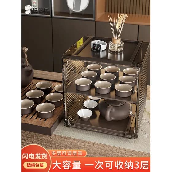 Capa de mesa tigela Kung Fu suporte de copo de chá argila roxa conjunto de chá caixa de armazenamento bule com tampa Ant
