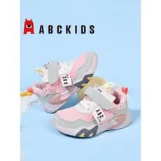 ABCKIDS Sapatos infantis para meninas primavera outono sapatos infantis sapatos de bebê sapatos esportivos infantis malh