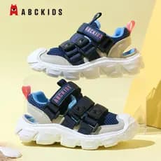 ABCKIDS Sapatos infantis meninos sandálias 2026 verão sandálias cobertas de dedo do pé moda esportes sandálias de praia