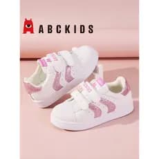 ABCKIDS Sapatos infantis para meninas primavera branca primavera outono meninas mostrar crianças concha Toe sapatos bran