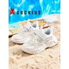 ABCKIDS Sapatos infantis meninos sapatos primavera outono malha respirável sapatos esportivos infantis primavera meninas