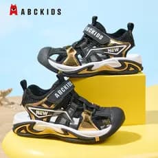 ABCKIDS Sapatos infantis meninos sapatos 2026 verão novo estilo sandálias Baotou infantis sandálias de praia ao ar livre