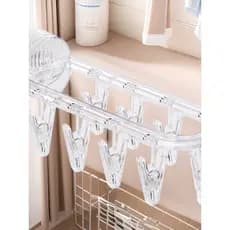 Ventosa rack de secagem doméstico dobrável sem perfuração fixado na parede multifuncional roupa interior meias rack de s
