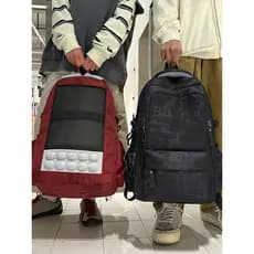Estudantes do ensino médio mochila estudantes do sexo masculino reduzir carga Ridge proteção mochila de grande capacidad