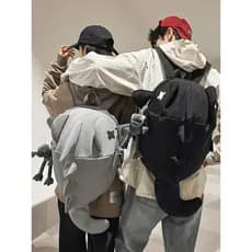 Tubarão mochila capacete saco nicho Design sentido grande capacidade ciclismo mochila masculino na moda viagem estudante