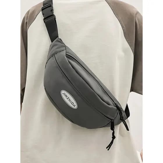 Bolsa de peito masculina 2026 novo estilo Street Wear bolsa de cintura para celular leve de um ombro bolsa pequena femin