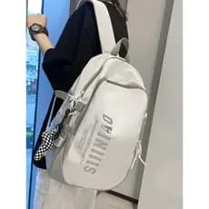 Novo estilo mochila feminina estudantes do ensino médio de alta aparência simples grande capacidade júnior high Scho