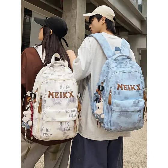 Estudante Street Wear mochila masculina estudante do ensino médio estudante do ensino médio grande capacidade na moda ca