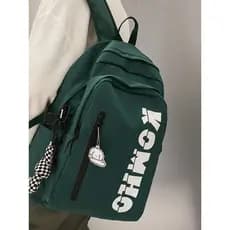 Mochila escolar para estudantes do ensino médio, mochila masculina para estudantes universitários de grande capacidade,