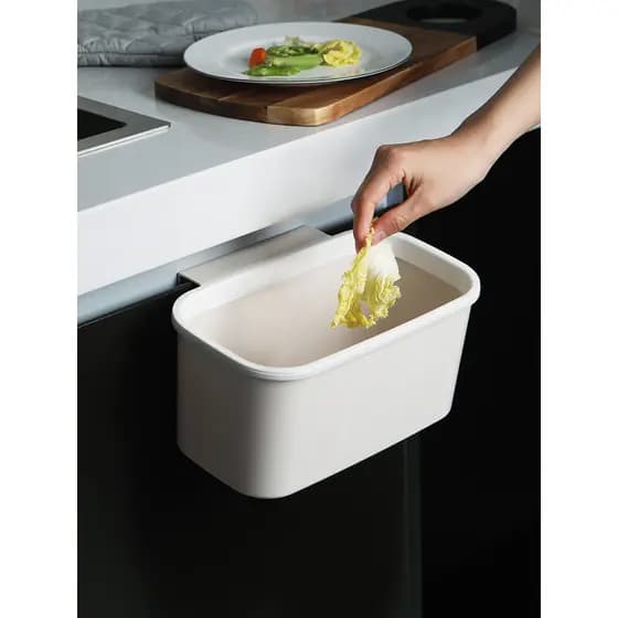 Resíduos de cozinha pequena lata de lixo cesta de lixo