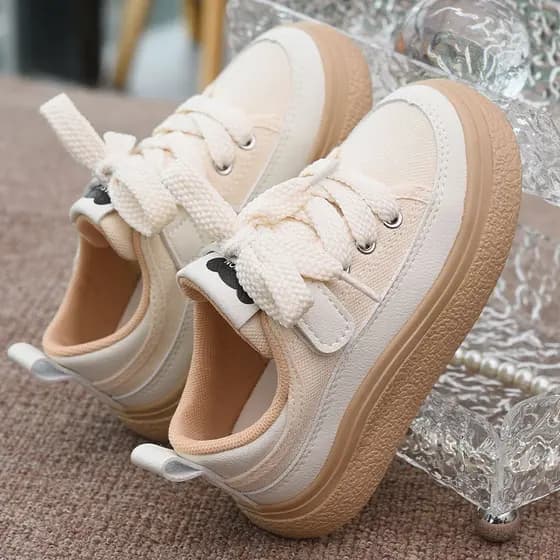 Meninas sapatos sapatos infantis tênis infantis 2026 primavera outono novo estilo sapatos infantis de sola macia Casual