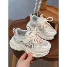 Sandálias esportivas infantis malha respirável meninas sapatos infantis 2026 verão novo estilo sola macia antiderrapante