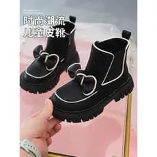 Meninas botas crianças Martin botas outono botas únicas 2025 primavera outono novo estilo crianças botas femininas moda