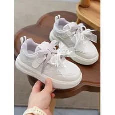 Meninas tênis malha moda Bowknot crianças sapatos 2026 primavera novos sapatos meninas sapatos brancos de sola macia