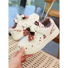 Meninas tênis crianças sapatos meninas sapatos moda bonito Bowknot feminino 2026 primavera novos sapatos casuais