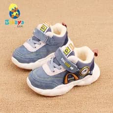 Baba pato sapatos infantis inverno novo estilo meninos sapatos esportivos infantis do bebê meninas sapatos funcionais ve