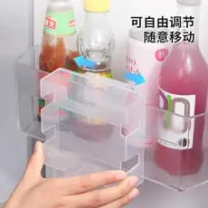 Caixa de armazenamento de armazenamento pendurado geladeira porta lateral saco de molho tempero caixa de armazenamento p