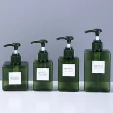 Loção imprensa garrafa Shampoo plástico garrafa vazia limpador Facial cosméticos substituição garrafa Gel de banho desin