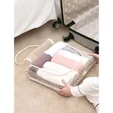 Saco de armazenamento de viagem bagagem roupas Sub-embalagem saco de armazenamento arrumado viagem gaze roupa interior r