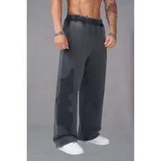 You youngla Joint Batman Calças esportivas masculinas americanas tendência Casual solta Fitness Hip-Hop reta-Le