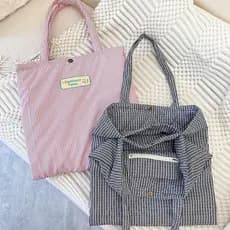 2025 novo estilo de grande capacidade Commuter duplo bolso bolsa de lona estilo preguiçoso Original Casual classe mochil