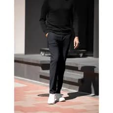 JSSD HOMME Inverno Novo Estilo Quente Aquecimento Calças Retas Homens Negócios Commuter Calças Casuais Quentes Homens