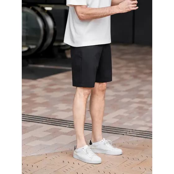 JSSD HOMME verão novo produto fino masculino de secagem rápida shorts casuais masculino Micro-elástico respirável shorts